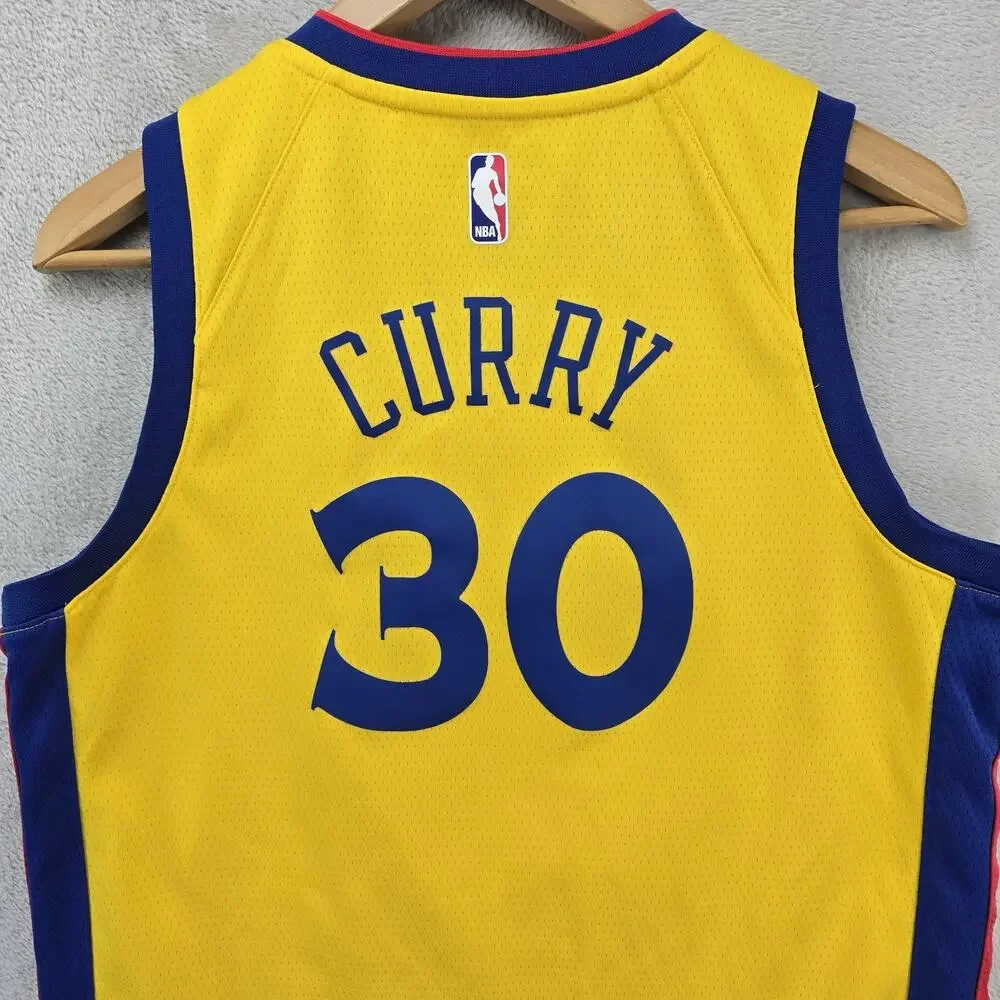 Stephen Curry The Bay Chinese New Year Golden State Warriors Jersey Youth Large